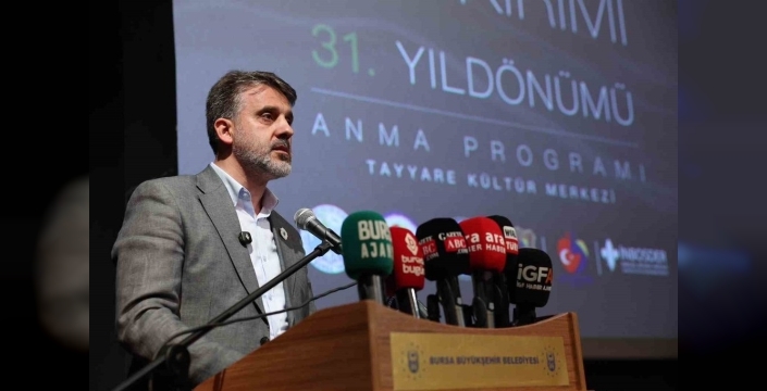 Bursa'da Srebrenitsa soykırımı anma programı düzenlendi