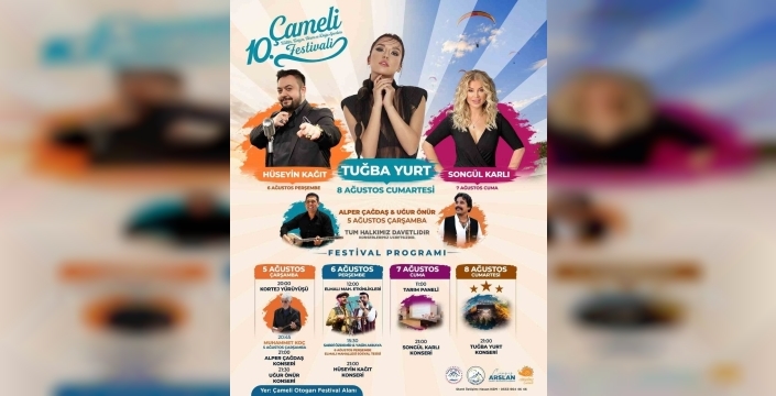 Çameli'de kültür ve doğa festivali için geri sayım başladı