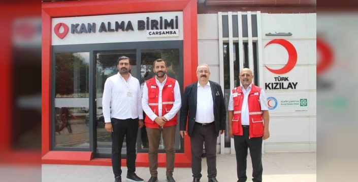 Çarşamba'da kan bağışı kampanyasına büyük ilgi
