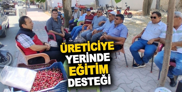 Çiftçinin sorunu yerinde dinleniyor
