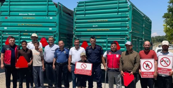 Çumra’da çiftçilere güvenli tarımı anlattılar
