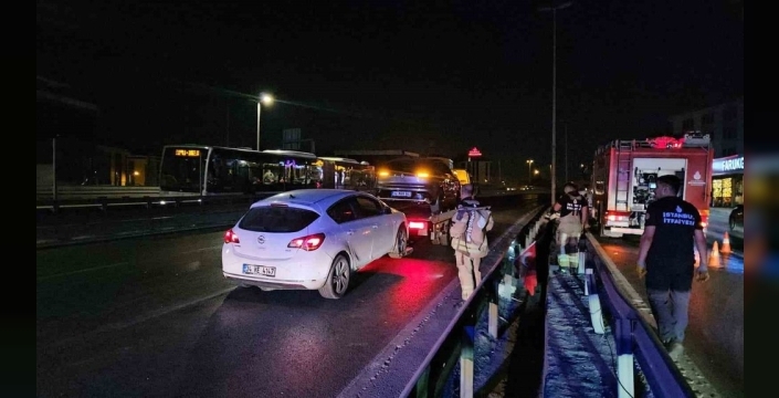 D-100'de felaket senaryosu: Makas atan sürücü dehşet saçtı, 2 kişi hastanelik oldu