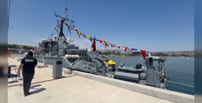 Denizcilik Bayramı'nda TCG Edincik halkla buluştu: Vatandaşlar askeri gemiyi yakından inceledi