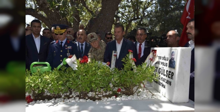 Dicle’de 15 Temmuz ruhu yaşatıldı: Şehitler kabirleri başında dualarla anıldı