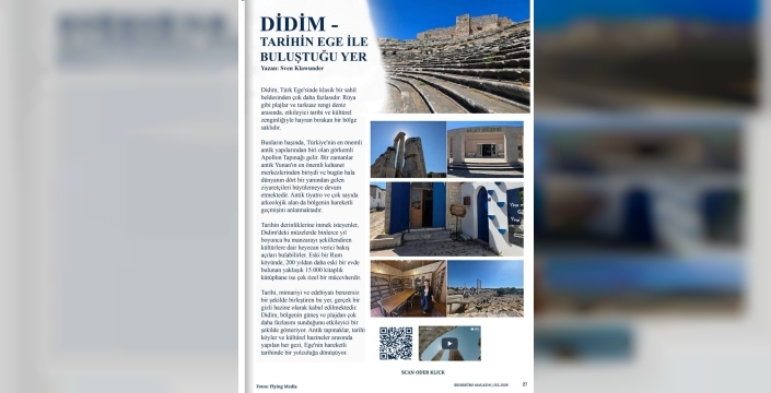 Didim, Almanya'daki dergide öne çıktı