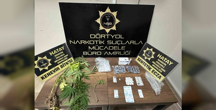 Dörtyol'da uyuşturucu operasyonu: İki kişi gözaltına alındı