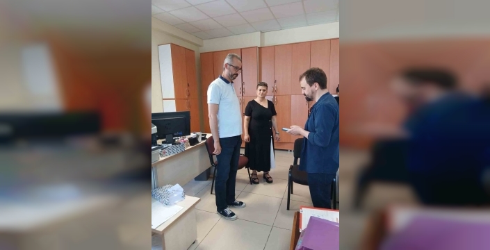 Düzce Adliyesi'nde personel için hareket yaşı ölçümü yapıldı