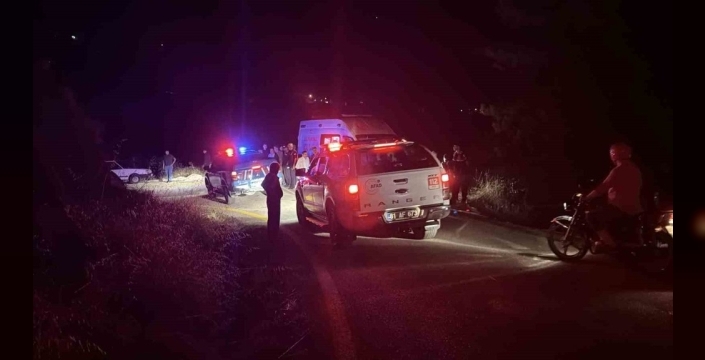 Düzce'de taksi şarampole uçarak takla attı, sürücü hastaneye kaldırıldı