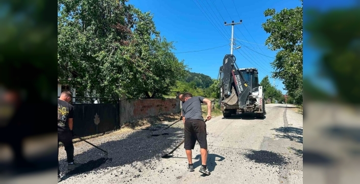 Düzce'de yollar nefes alıyor: Fındıklı köyünde yamalar tamamlandı