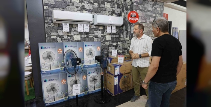 Elazığ'da sıcaklar bastırdı: Klima ve vantilatörlere akın!