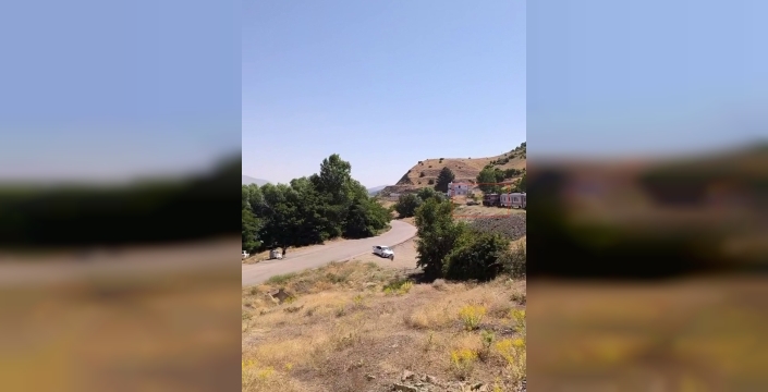 Elazığ'da tren kazası anı cep telefonuyla kaydedildi