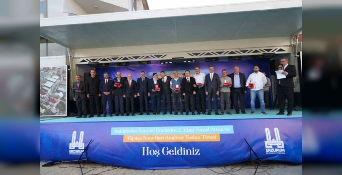Erzurum'da Habipbaba kentsel dönüşüm projesinin ikinci etabı hayata geçti