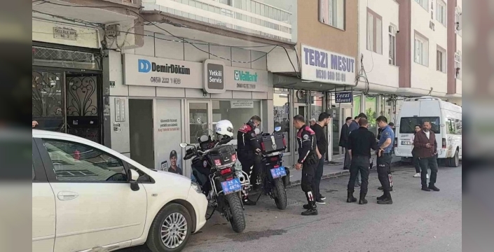 Erzurum'da iş yerine silahlı saldırı paniği