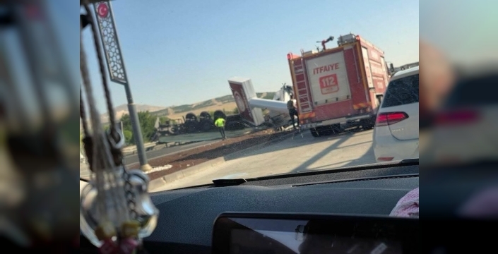Eskişehir-Ankara yolundaki kaza sonrası trafik akışı sağlandı