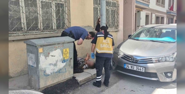 Eskişehir'de sokakta tabancayla yatan genç paniğe neden oldu
