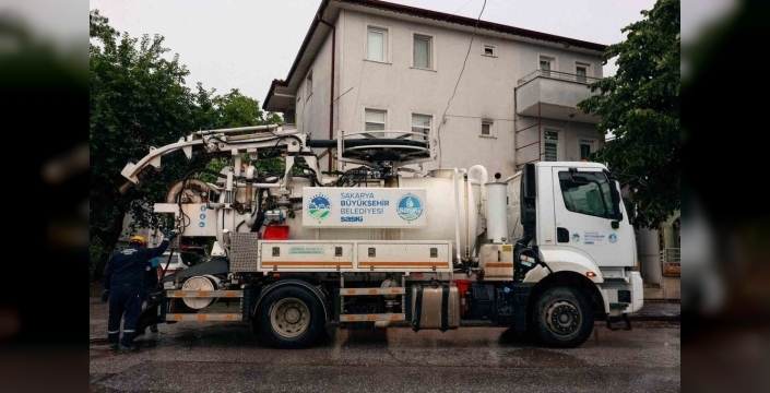 Ferizli'de yağışa rağmen olumsuz durum yaşanmadı