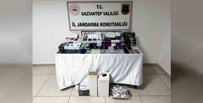 Gaziantep'te büyük kaçakçılık operasyonu: 1,5 milyon liralık eşya ele geçirildi