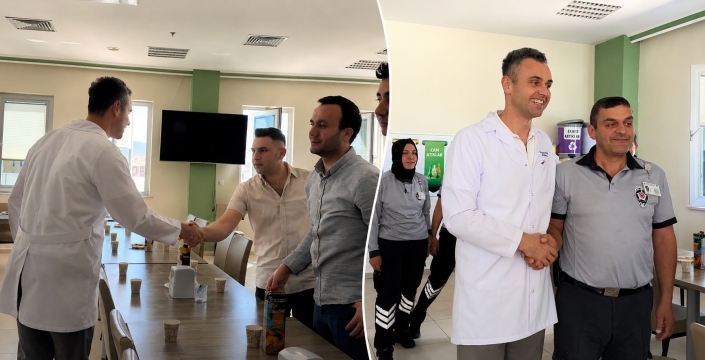 Hastanede özel güvenlikçilerin günü kutlandı