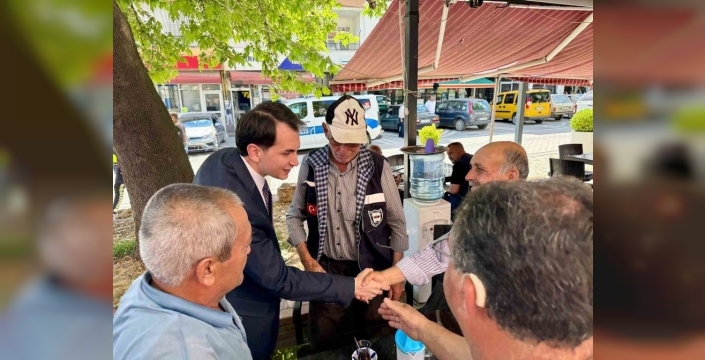 Hisarcık Kaymakamı Atam, esnaf ve vatandaşlarla buluşarak talepleri dinledi
