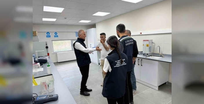 İçme suyu arıtma tesisi mercek altına alındı: Çevre mevzuatı denetimi yapıldı