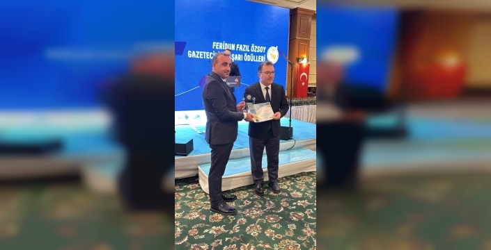 Iğdır'ın sesi Sebahattin Yum'dan gazetecilik başarısı
