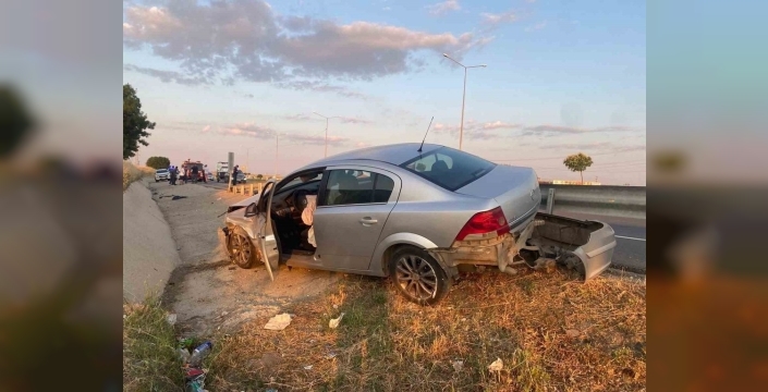 İpsala'da feci kaza: Bir kişi ağır yaralı
