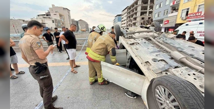 İskenderun'da kan donduran kaza: Fiat takla attı, 2 can aldı