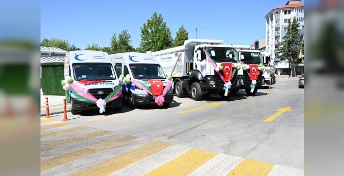 Isparta Belediyesi, araç filosuna 6 yeni araç ekledi