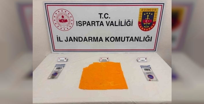 Isparta'da uyuşturucu operasyonu: 10 bin kullanımlık sentetik madde ele geçirildi