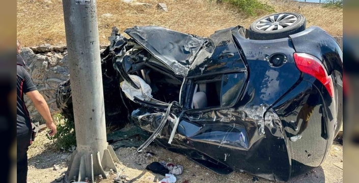 Kahramanmaraş'ta feci trafik kazası: İki kişi ağır yaralı