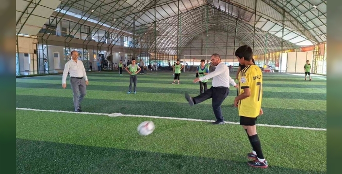 Kahta'da Kur'an kursları futbol turnuvası başladı