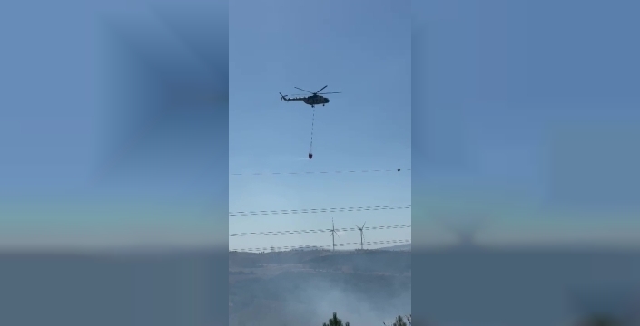 Karacabey'de tarım arazisinde yangın paniği