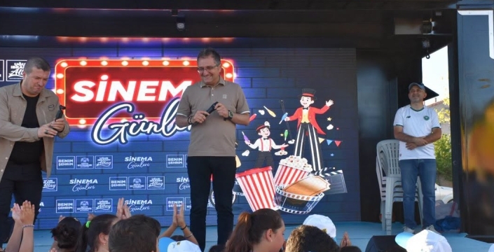 Karapınar’da çocuklar sinema günlerinde bir araya geldi