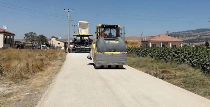 Karapınar'da yayla yolları asfalta kavuşuyor