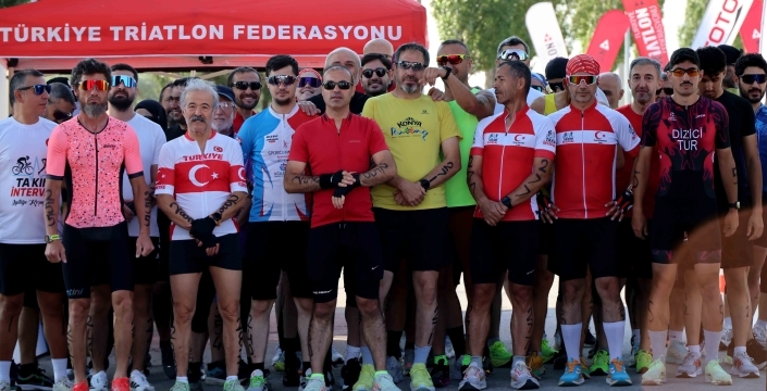 Karatay'da duatlon heyecanı! Sporcular kıyasıya yarıştı