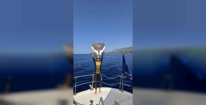 Kaş'ta nefes kesen performans: Şahika Ercümen'den Türkiye şampiyonluğu!