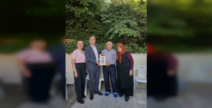Kıbrıs gazisine vefa: Kemaliye'de anlamlı ziyaret