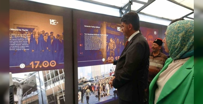 Kilis 15 Temmuz'u anma etkinlikleriyle dolu bir çadırda yaşatıyor