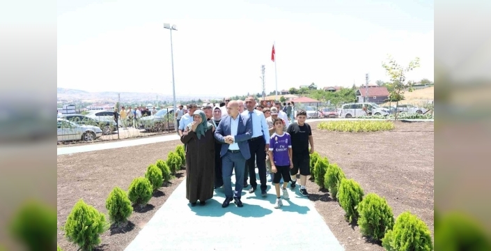 Kırıkkale'de şehit Mehmet Işıklı Parkı yenilendi, hizmete açıldı