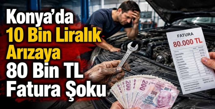 Konya'da 10 Bin Liralık Arızaya 80 Bin TL Fatura Şoku!