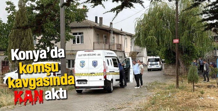Konya’da komşu vahşeti: Başından havalı tabancayla vurdu