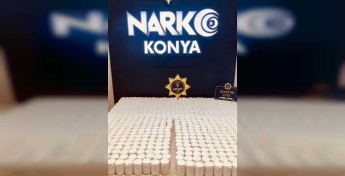 Konya'da nefes kesen operasyon: 5 şüpheli ve binlerce hap ele geçirildi!