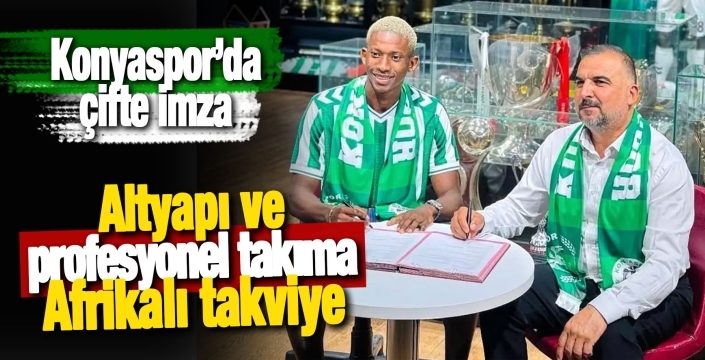 Konyaspor’da çifte imza: İki Afrikalı isimle anlaşma sağlandı