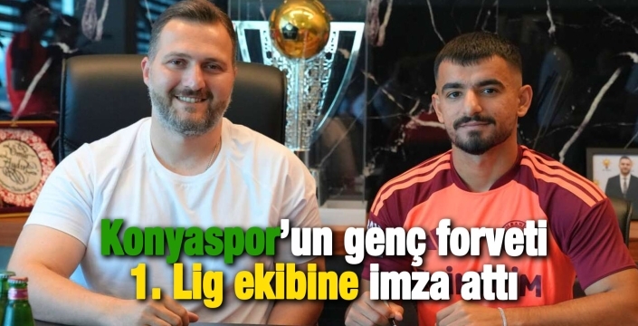 Konyaspor’un genç forveti 1. Ligde forma giyecek: 1 yıllığına kiralandı