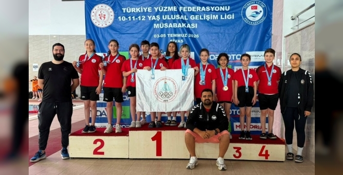 Körfez Gençlerbirliği, yüzme şampiyonasından 29 madalya ile döndü