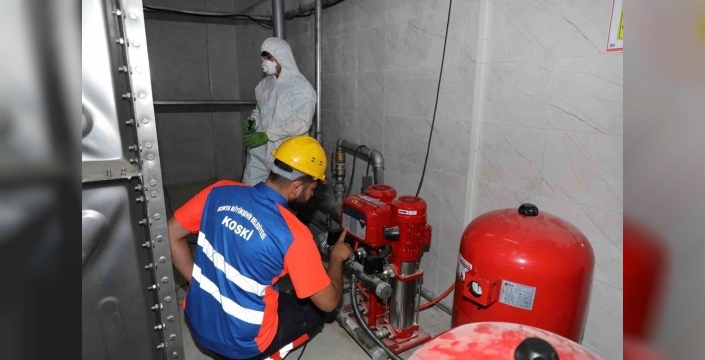 KOSKİ'den kritik uyarı: Su depoları düzenli temizlenmeli