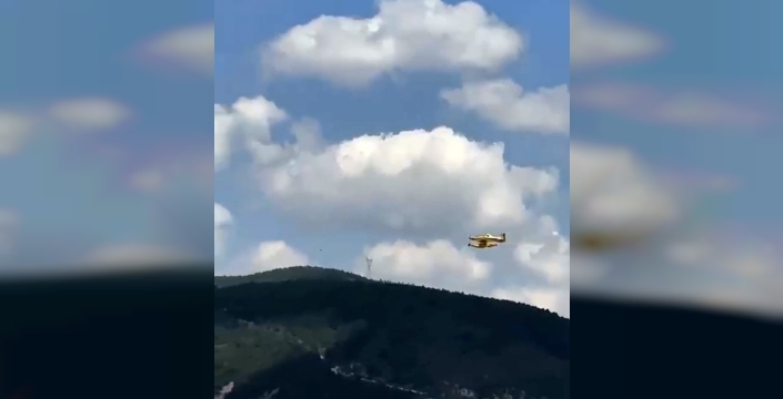 Kütahya'da orman yangını: Alevlerle mücadelede 7 helikopter, 4 uçak ve 22 arazöz seferber!