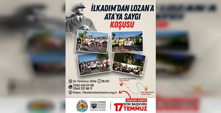 Lozan ruhu İlkadım'dan Lozan Parkı'na koşuyor: Ata'ya saygı için tarihi bir yürüyüş