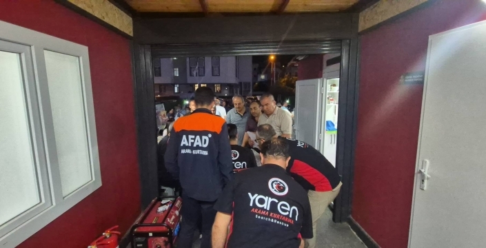 Mahalle arama kurtarma timleri için düğmeye basıldı