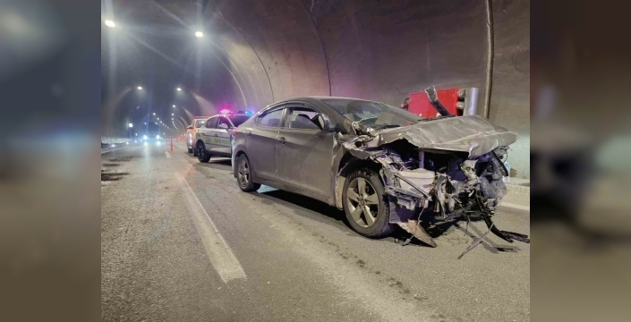 Malatya'da Erkenek Tüneli'nde korkutan kaza: 1 yaralı